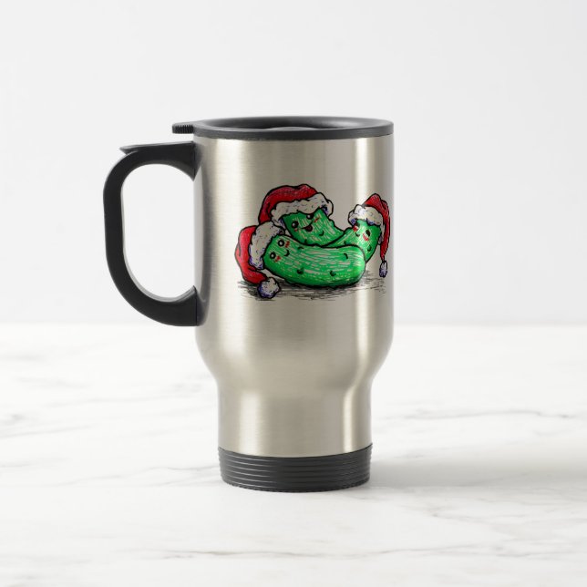 Mug De Voyage Conserves au vinaigre de Noël (Gauche)