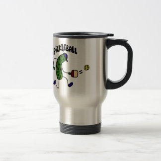 Mug De Voyage Conserves au vinaigre drôles jouant Pickleball
