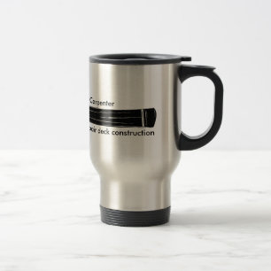 Mug De Voyage Constructeur de charpentier