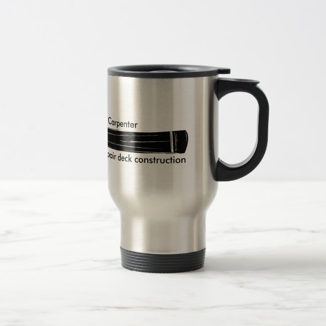 Mug De Voyage Constructeur de charpentier (Droit)