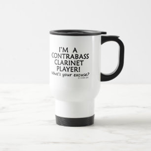 Mug De Voyage Contrabass Joueur Clarinet Pardon Voyage Musique