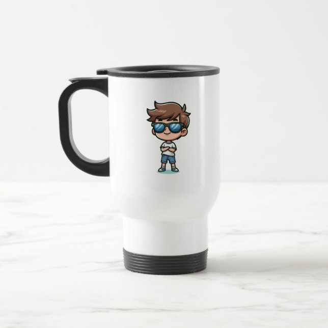 Mug De Voyage Cool Boy Swag (Gauche)