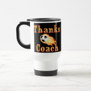 Mug De Voyage Cool Soccer Entraîneur Idées Cadeau Flammer ball