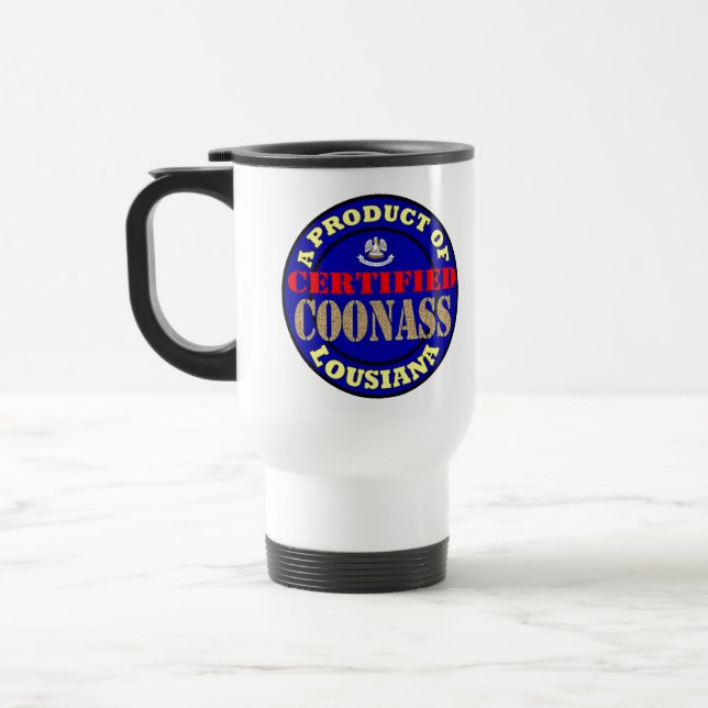 MUG DE VOYAGE COONASS (Gauche)