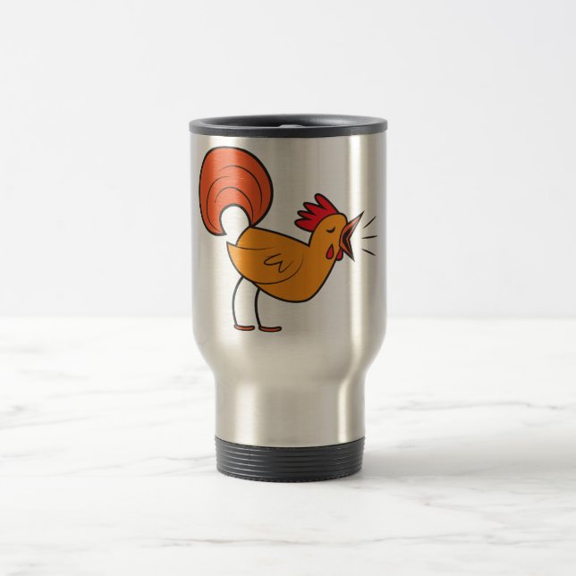 Mug De Voyage COQ rappelant (Centre)