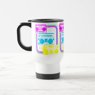 Mug De Voyage Corey Tiger Radios Boombox Années 80