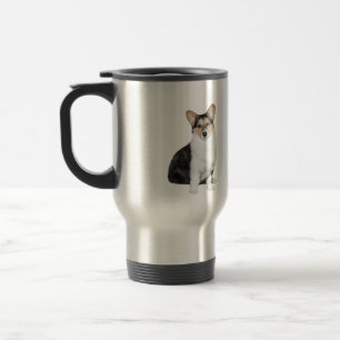 Mug De Voyage Corgi gallois (Tri Color)