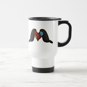 Mug De Voyage Corneilles dans l'amour