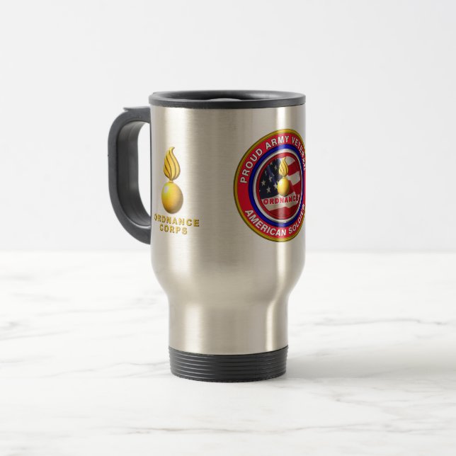 Mug De Voyage Corps de commandement de l'Armée (Devant gauche)
