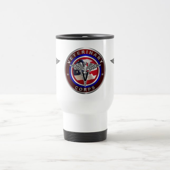 Mug De Voyage Corps vétérinaire (Centre)