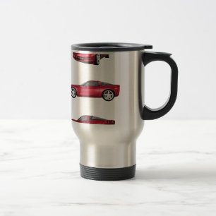Mug De Voyage Corvette : Finition de pomme de bonbons