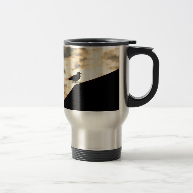 Mug De Voyage Coucher de soleil de Sea Gull (Droit)