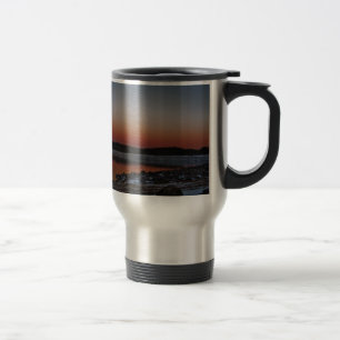 Mug De Voyage Coucher de soleil sur le lac Arrowhead