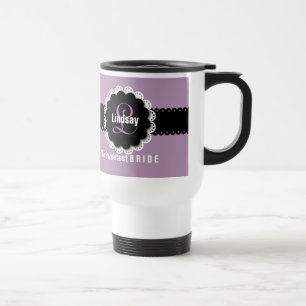 Mug De Voyage Couleur nommée faite sur commande B6 du monogramm