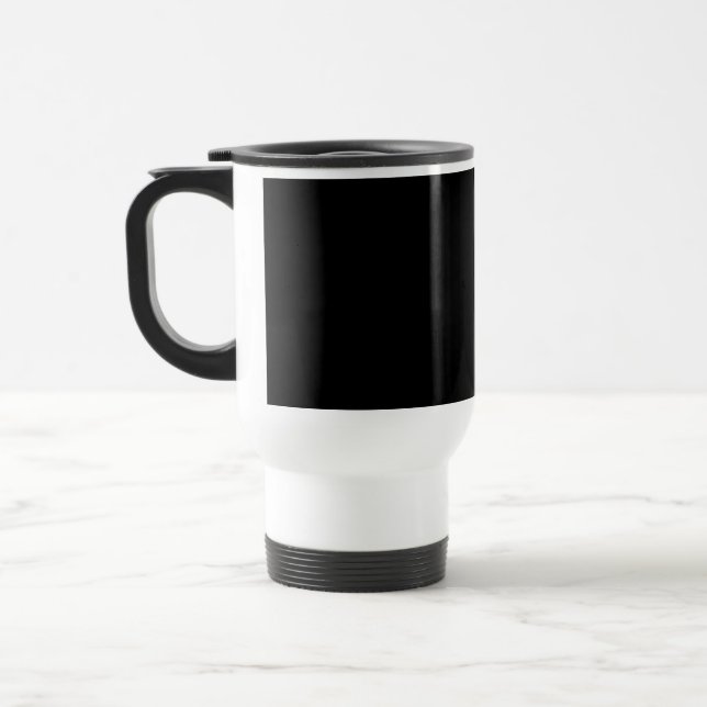 Mug De Voyage Couleur unie personnalisable (Gauche)
