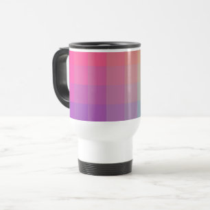 Mug De Voyage Couleurs arc-en-ciel colorées Design dégradant