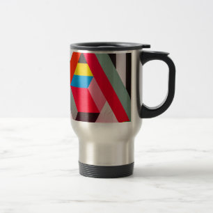 Mug De Voyage couleurs géométriques
