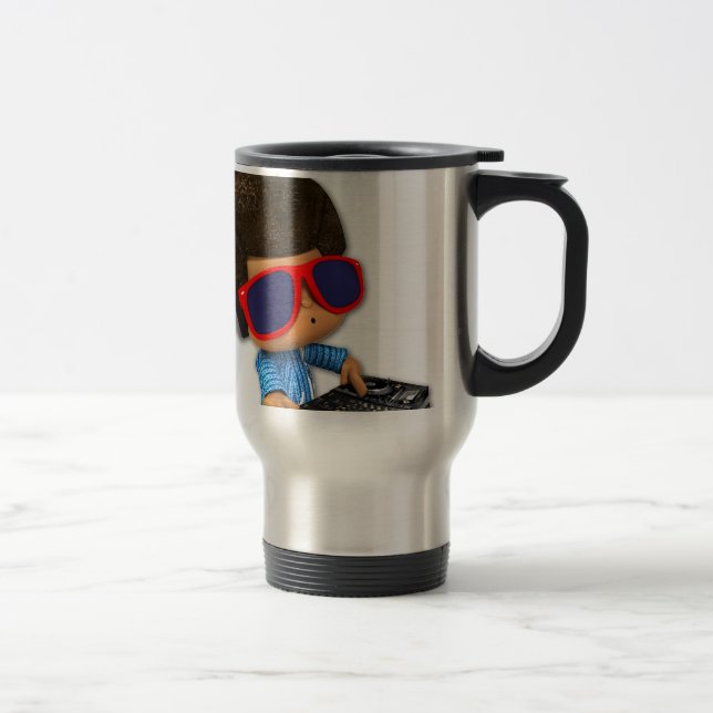 Mug De Voyage Coup d'oeil DJ Afro (Droit)