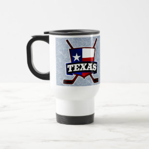 Mug De Voyage Coupe de voyage du drapeau du hockey du Texas