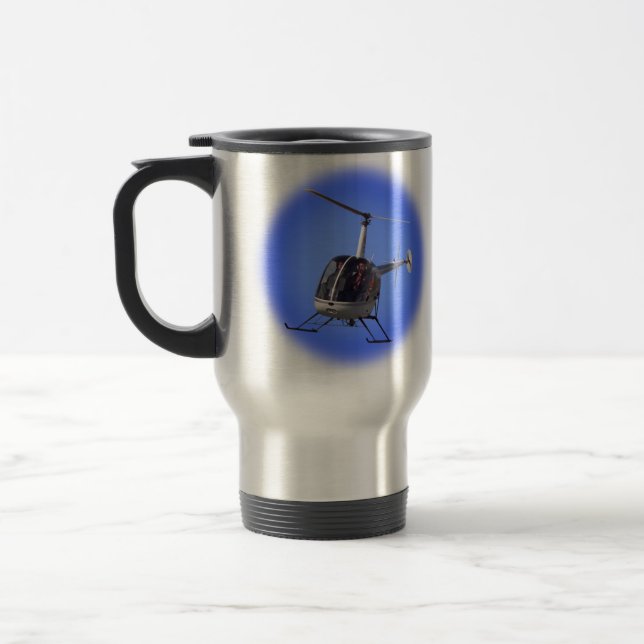 Mug De Voyage Coupe d'hélicoptère de transport de gaz de cabine (Gauche)