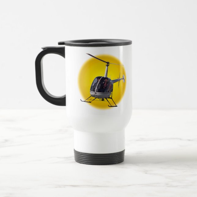 Mug De Voyage Coupe d'hélicoptère de transport de gaz de cabine (Gauche)