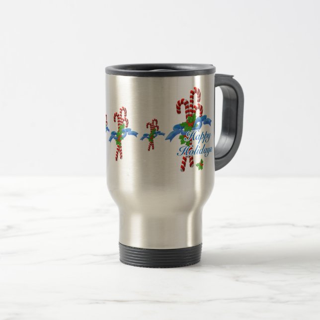 Mug De Voyage Coupe thermale des fêtes de Noël (Devant droit)