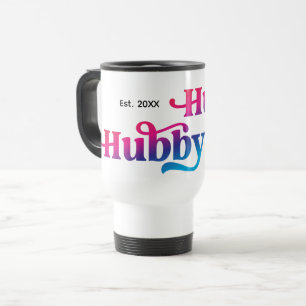 Mug De Voyage Couple Mariage Anniversaire de Mariage Couleurs Pe