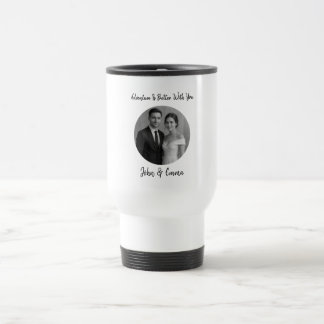 Mug De Voyage Couple Personnalisé – L'Aventure Est Mieux Avec To