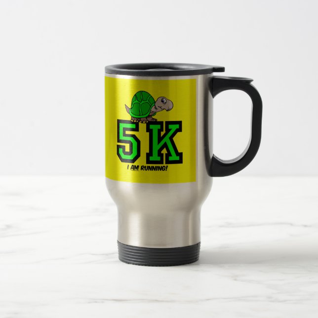 Mug De Voyage coureur 5K (Droit)