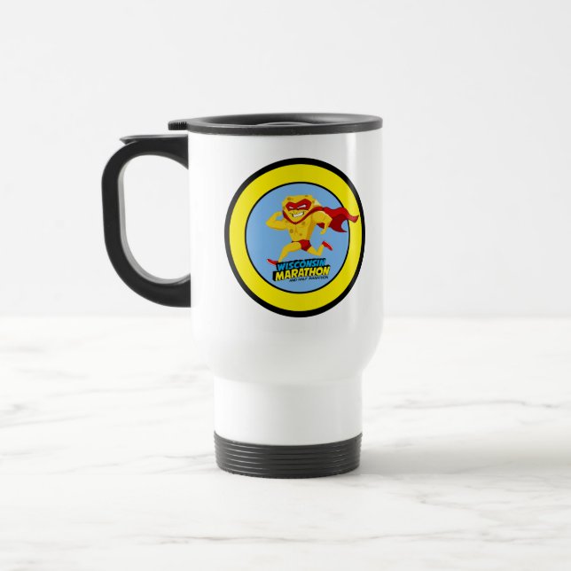 Mug De Voyage Courrier-Marathon de marathon du Wisconsin (Gauche)