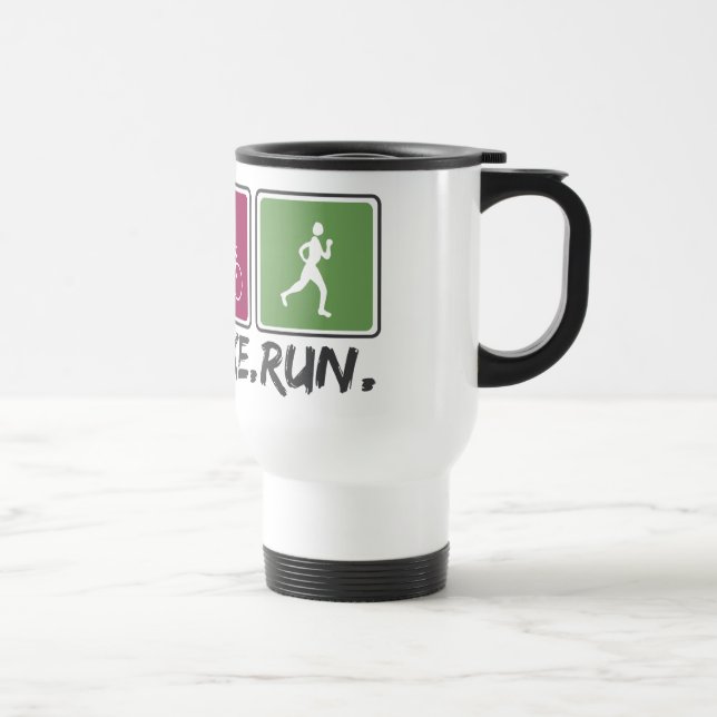 Mug De Voyage course à vélo nage (triathlon) (Droite)