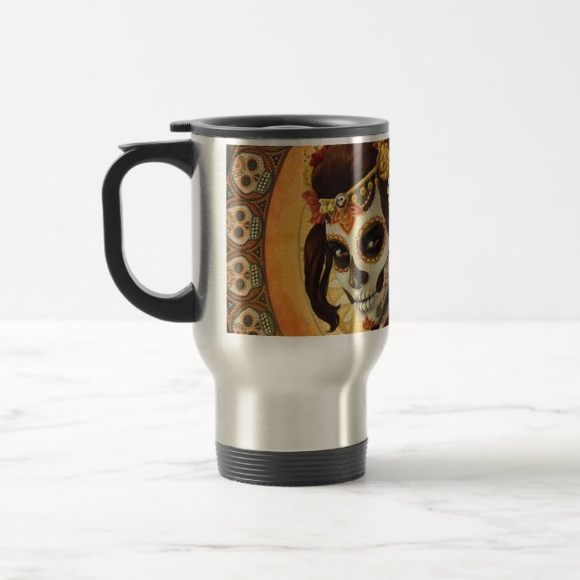 Mug De Voyage Coussin Dia De Los Muertos (Gauche)