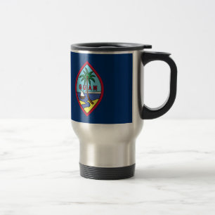 Mug De Voyage Coût bas ! Drapeau de la Guam