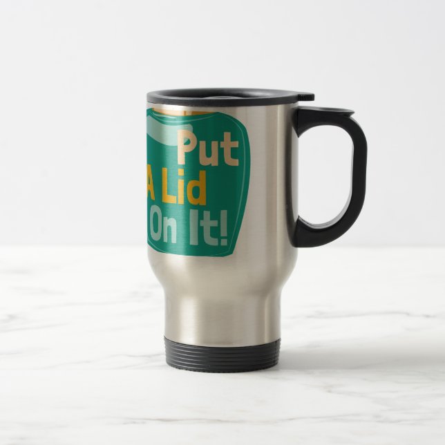 Mug De Voyage Couvercle là-dessus (Droit)