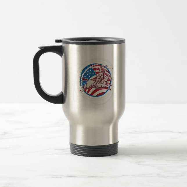 Mug De Voyage Cow-boy au lasso (Gauche)