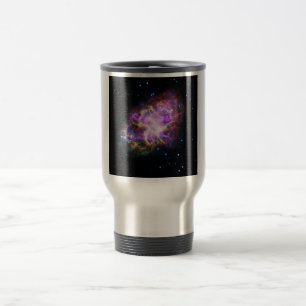 Mug De Voyage Crabe Nebula Supernova Remnant Hubble Composite