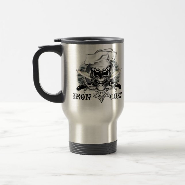 Mug De Voyage Crâne 1 de chef (Gauche)