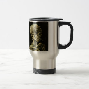 Mug De Voyage Crâne avec cigarette par Van Gogh