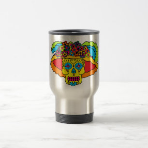 Mug De Voyage Crâne de sucre de Catrina