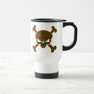 Mug De Voyage Crâne de tartan de MacRory aucune bannière