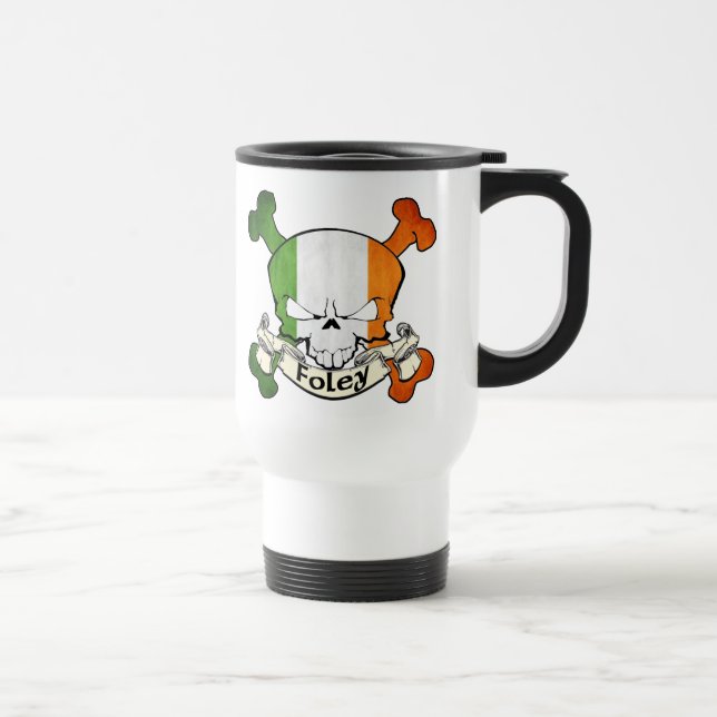 Mug De Voyage Crâne d'Irlandais de Foley (Droite)