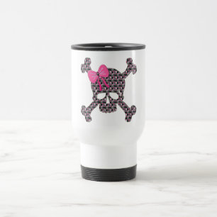 Mug De Voyage Crâne fleuri
