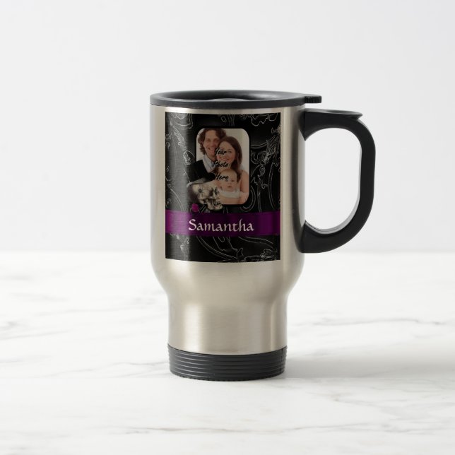 Mug De Voyage Crâne gothique de tatouage (Droit)
