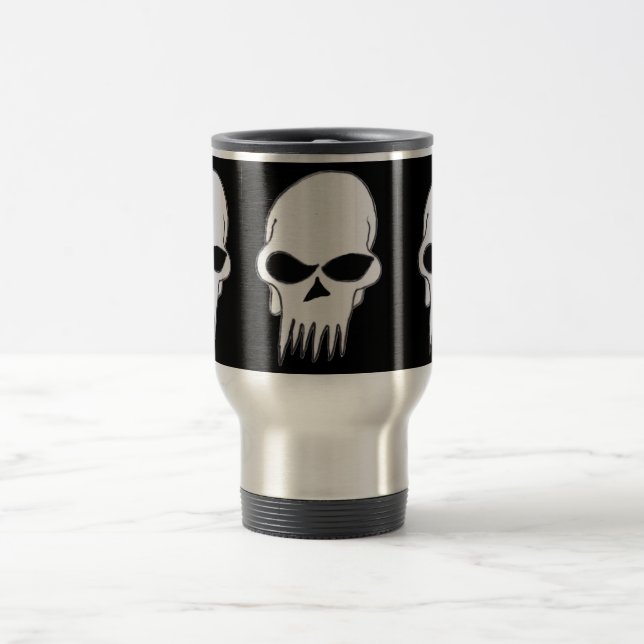 Mug De Voyage Crâne mauvais (Centre)