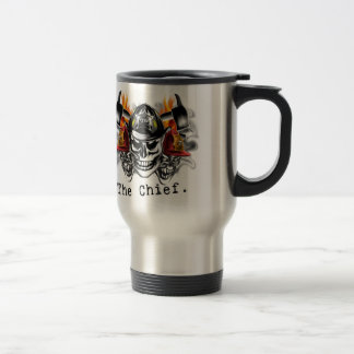 Mug De Voyage Crânes de sapeur-pompier : Le chef