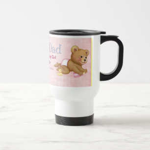 Mug De Voyage Crawling Teddy - Nouveau père de fille - Personnal
