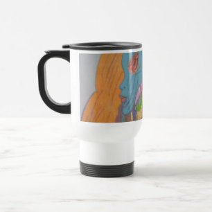 Mug De Voyage Créature Féminine Fantastique de Science-Fiction