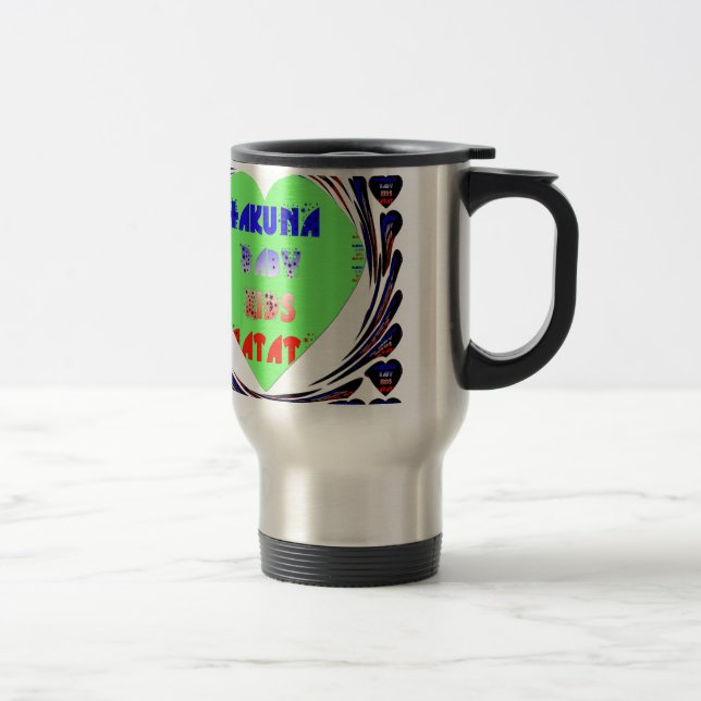 Mug De Voyage Créez vos propres coeurs lumineux conception bébé  (Droit)