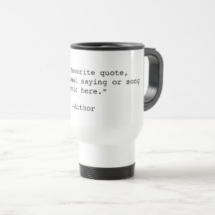 Mug De Voyage Créez votre propre devis