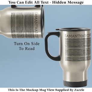 Mug De Voyage Créez Votre Propre Long Message Caché 148BS Nouvea